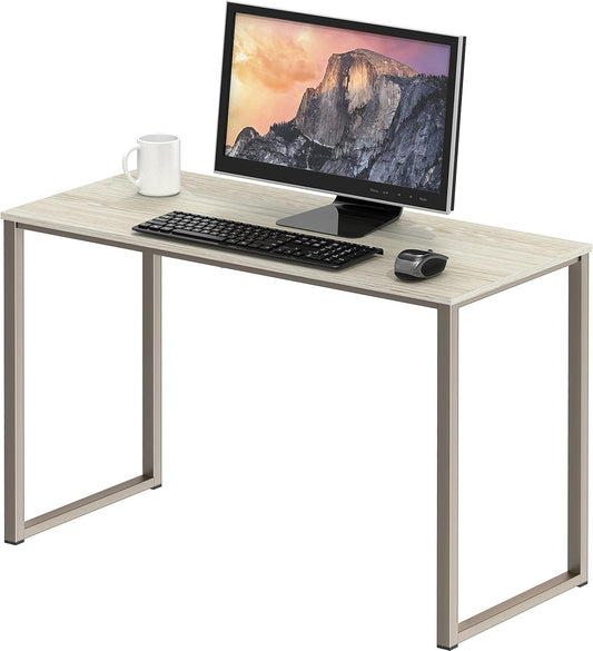 SHW Mission 32-Inch Home Office Computer Desk, 81 x 60 cm, Maple