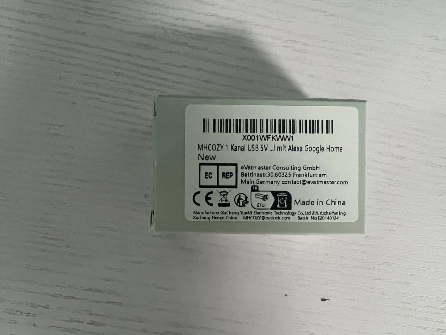 MHCOZY 1 Channel 5-32V eWelink app WiFi Bluetooth Smart Dry Contact Relay Switch Module,Phone app Remote Garage Gate Door,Work with Alexa Assistant