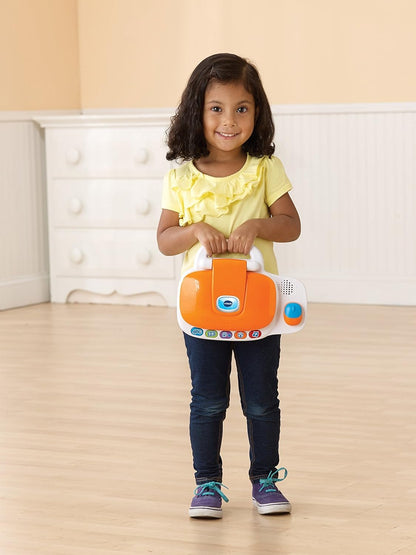 VTech - My Laptop - Educational Laptop Toy for Kids - 155403, White/Orange