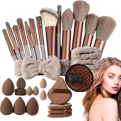 Makeup Tools, Multi-Functional Kit, Soft Professional Beauty Brushes, Complete Cosmetic Set, Women, Girls Traveled Accessories, Travel Accessories, for Application