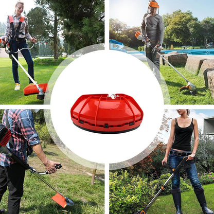 Weeder Protective Cover, Lawn Mower Guard Board Shield, Rugged Construction Safety Tool, Perfect for Trimmers, Lawnmowers, and Irrigation Equipment in Yard Maintenance, 280g Red