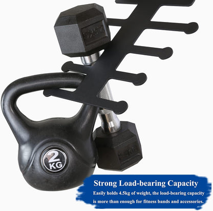 Resistance Rack Band Storage Hanger Gym Equipment Organizer Pull Up Bands Jump Ropes, Storage Rack for Home Gym