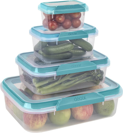 DÃ©cor Match-ups Clips | Food Storage Pantry Container | Ideal for Meal Prep | BPA Free | Dishwasher, Freezer & Microwave Safe, Polypropylene, 3L, Transparent, 232200-004