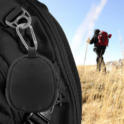 Multi-Functional Keychain Pouch Wallet, Outdoor Waist Case and Backpack Accessory for Travel, Camping, Hiking, Fishing, Cycling, and Exploration, Versatile Organizer for Gear Solution, Black, Please