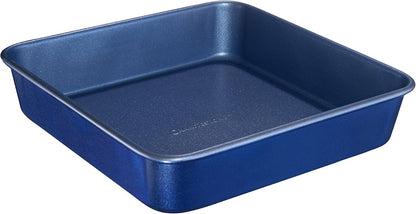 Granitestone Bakeware Square Baking Pan, Nonstick Square Cake Pan, Dishwasher Safe 9 x 9 Baking Pan, Metal Utensil Safe Bake Pan, No warp, Even Heating, Healthy & Toxin Free Square Pan- 9.5” x 2”