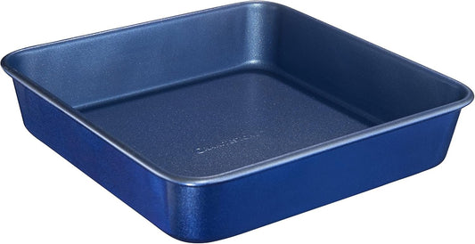 Granitestone Bakeware Square Baking Pan, Nonstick Square Cake Pan, Dishwasher Safe 9 x 9 Baking Pan, Metal Utensil Safe Bake Pan, No warp, Even Heating, Healthy & Toxin Free Square Pan- 9.5” x 2”