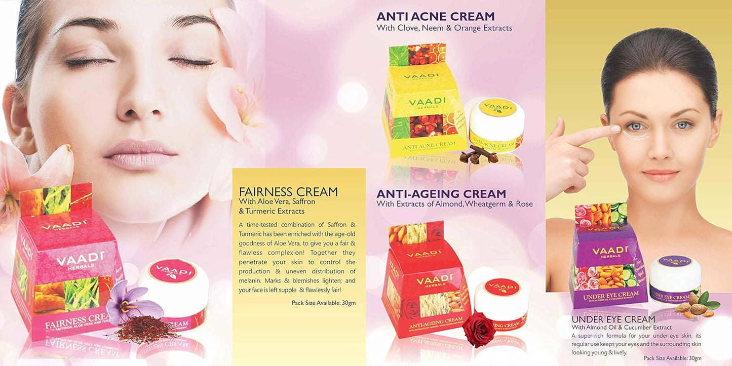 Vaadi Herbals Lavender Anti Ageing Massage Cream, 50g