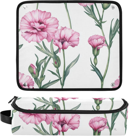 FRODOTGV Borsa da viaggio impermeabile da donna con cuscinetto resistente al calore, organizer per strumenti per lo styling dei capelli, per ferri da stiro, utensili caldi e accessori per la cura dei