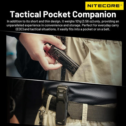 Nitecore EDC23 2500 Lumen Ultra Slim Pocket Tactical EDC Flashlight