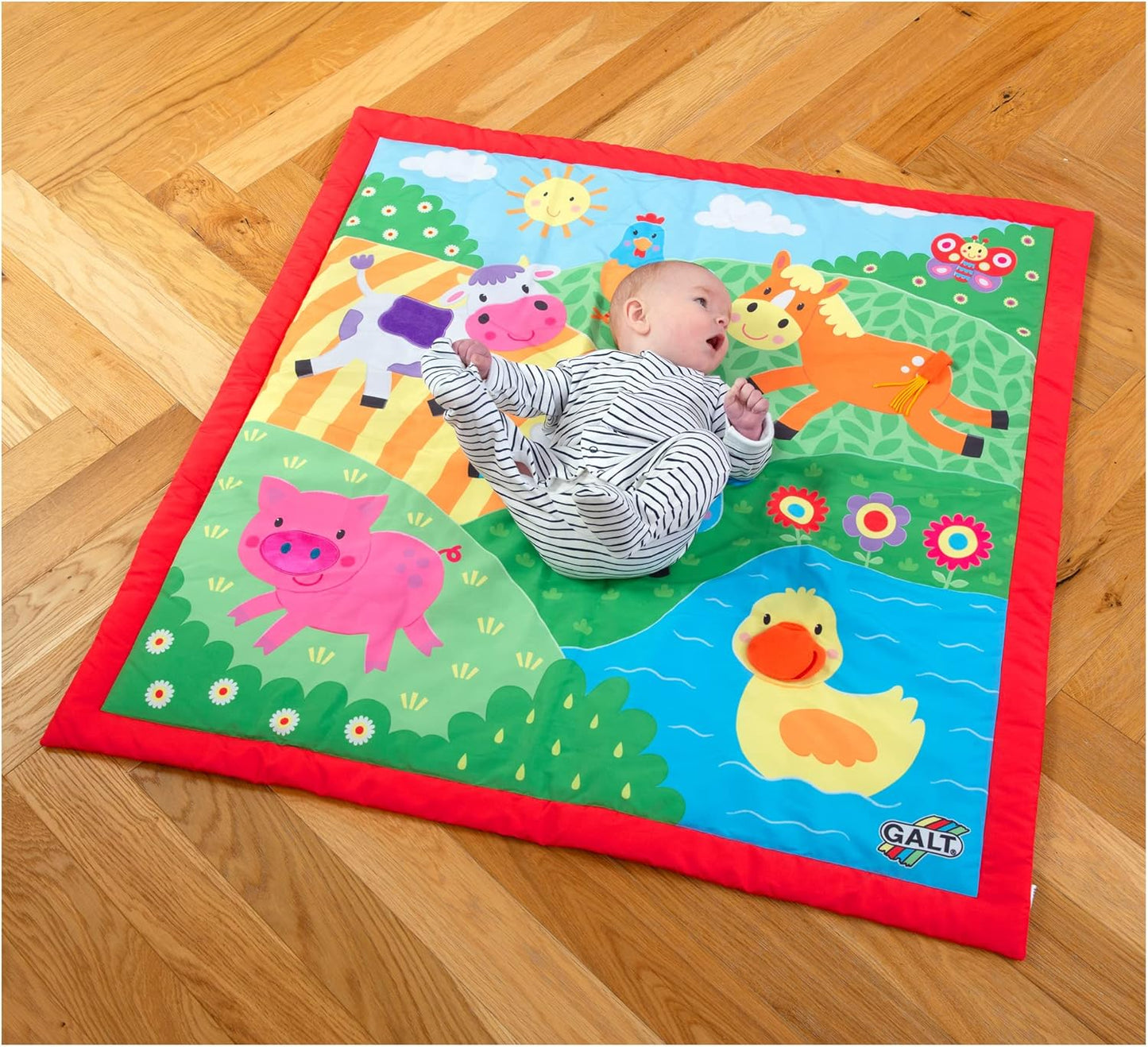 Galt Toys, Large Playmat - Farm, Baby Play Mat, Ages 0 Months Plus