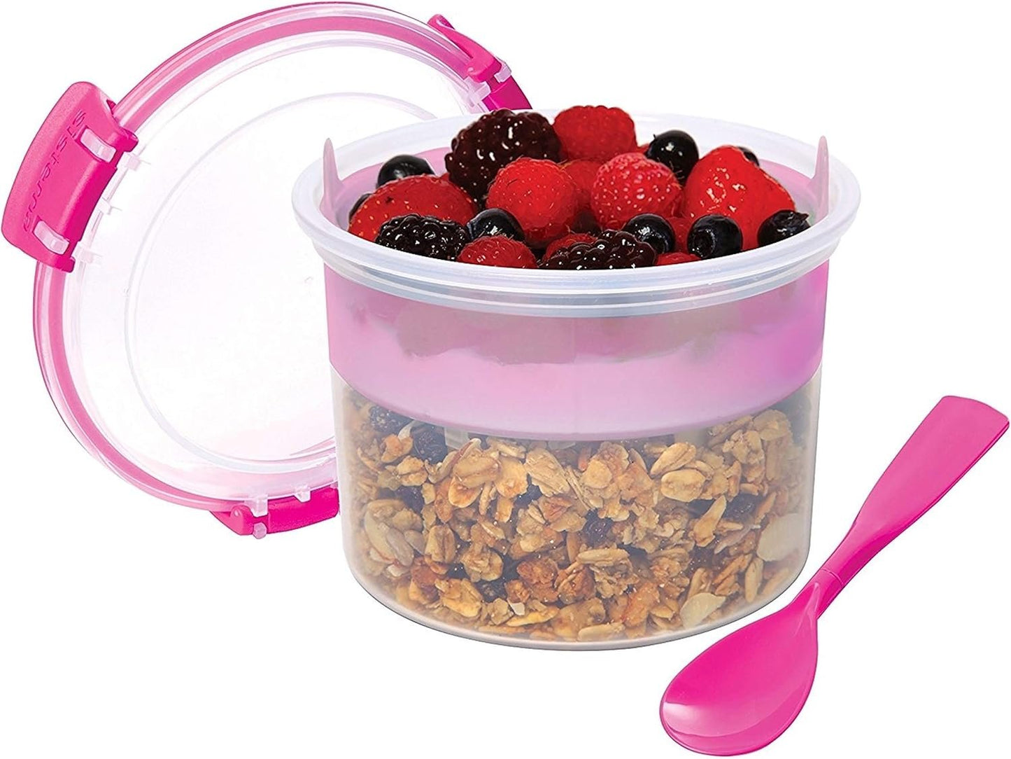 Sistema TO GO 21355 Breakfast 530ml Food Storage Container, Assorted colours, (colours may vary)