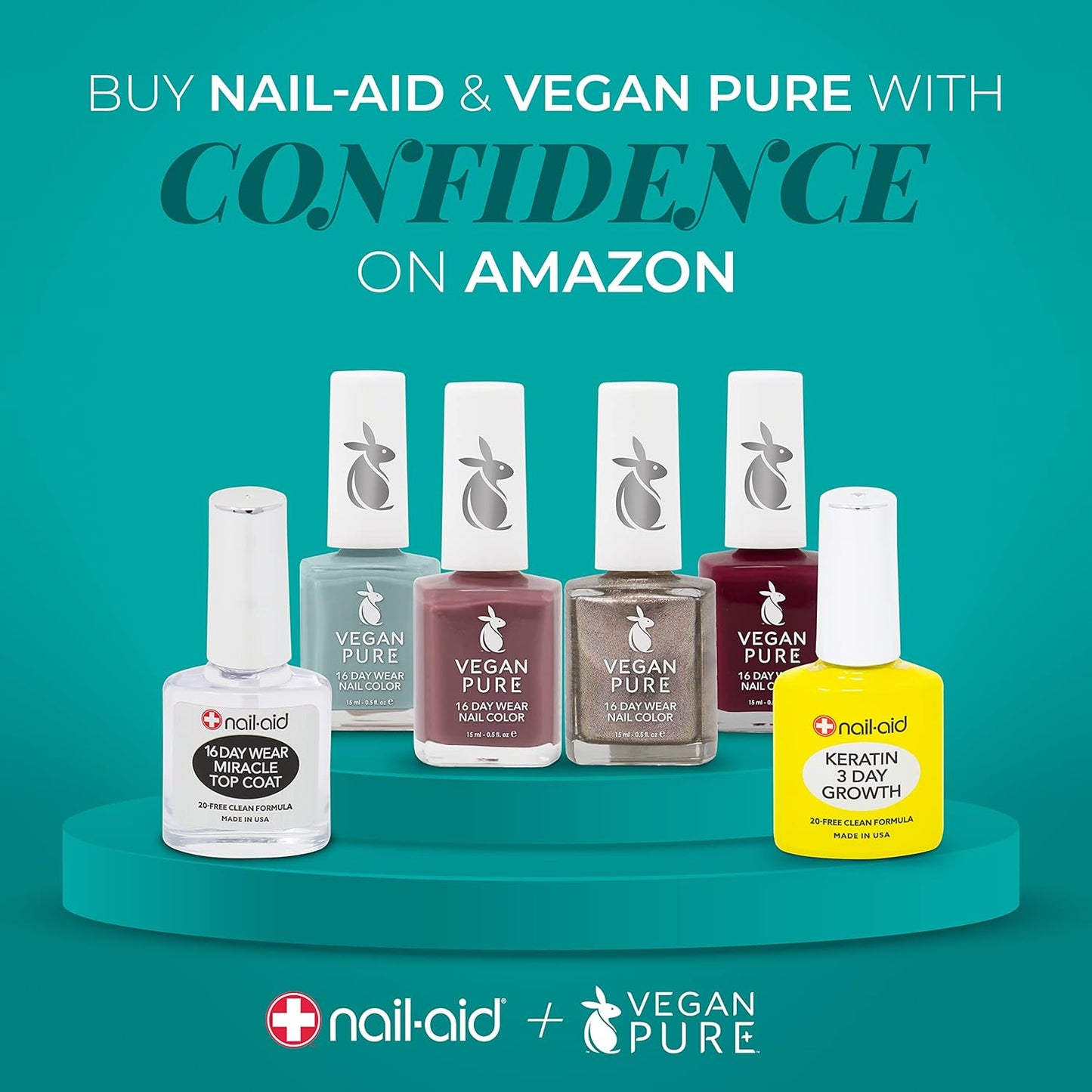 Nail Aid Biotin Ultimate Strength - Nail Treatment & Strengthener - Clear, 15ml