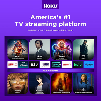 Roku Express 4K+ | Streaming Player HD/4K/HDR with Roku Voice Remote with TV Controls, Includes Premium HDMI Cable