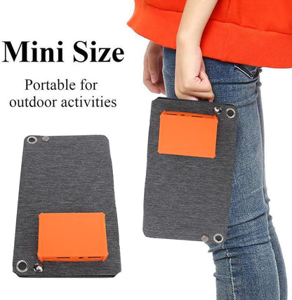 Solar Panel Charging Bag, Solar Power Phone Charger Bag, Portable Charger Power Bank, Folding Bag Camping Solar Charger for Outdoor Camping Hiking Urgent