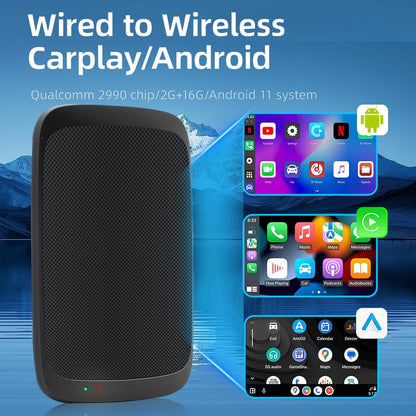 Auto Plexion, Autoplexion 2025 New Upgrade Pairr Max Pro-Netflix/YouTube/Iptv/Tiktok Wireless Carplay/Android Auto Car Box, 2+16g, Auto Connect, No Delay (2 + 16 G)