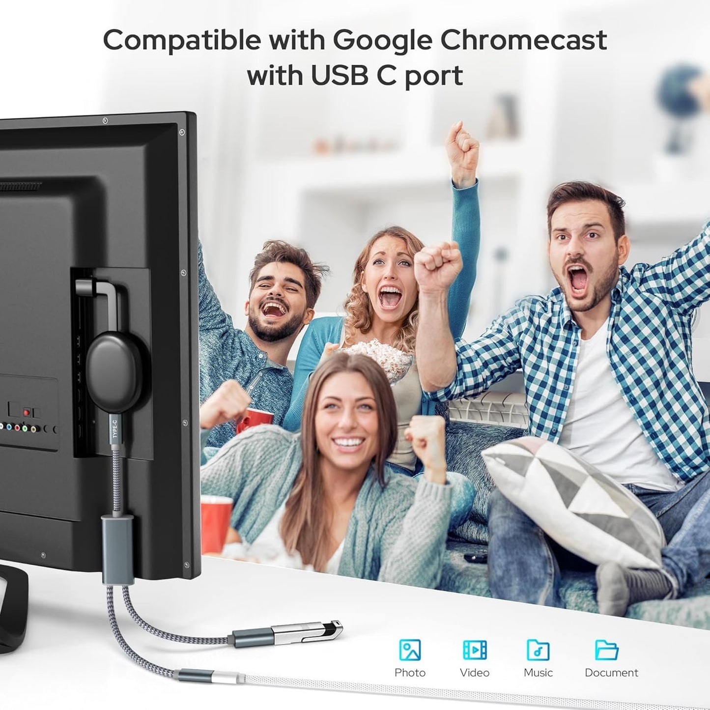 Basesailor USB C OTG Cable Adapter with Power Supply,Type C to 100W PD Charging and USB 3.0 Splitter Charger,Thunderbolt 3 for iPhone 15 Plus Pro Max,MacBook,iPad Air 4 5 2024,Samsung Galaxy S24 S23