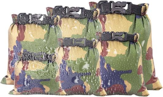 Boating Waterproof Bags, Camouflage Dry Bag Pouch, 22x30x2cm, Outdoor Gear Storage, Quick-Access Waterproof Sack for Backpacking, Hiking, Camping, Travel, Beach, Clothes