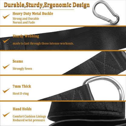 Favuit Tricep Rope Cable Attachment, Ergonomic Triceps Pull Down Rope Easy to Grip & Non Slip Triceps Extension Straps Pulley System LAT Pulldown Cable Machine Equipment for Fitness Workout Home Gym