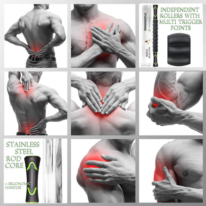 Muscle Roller Stick, Body Massage Tools for Relief Muscle Soreness,Cramping and Tightness,Help Legs and Back Recovery