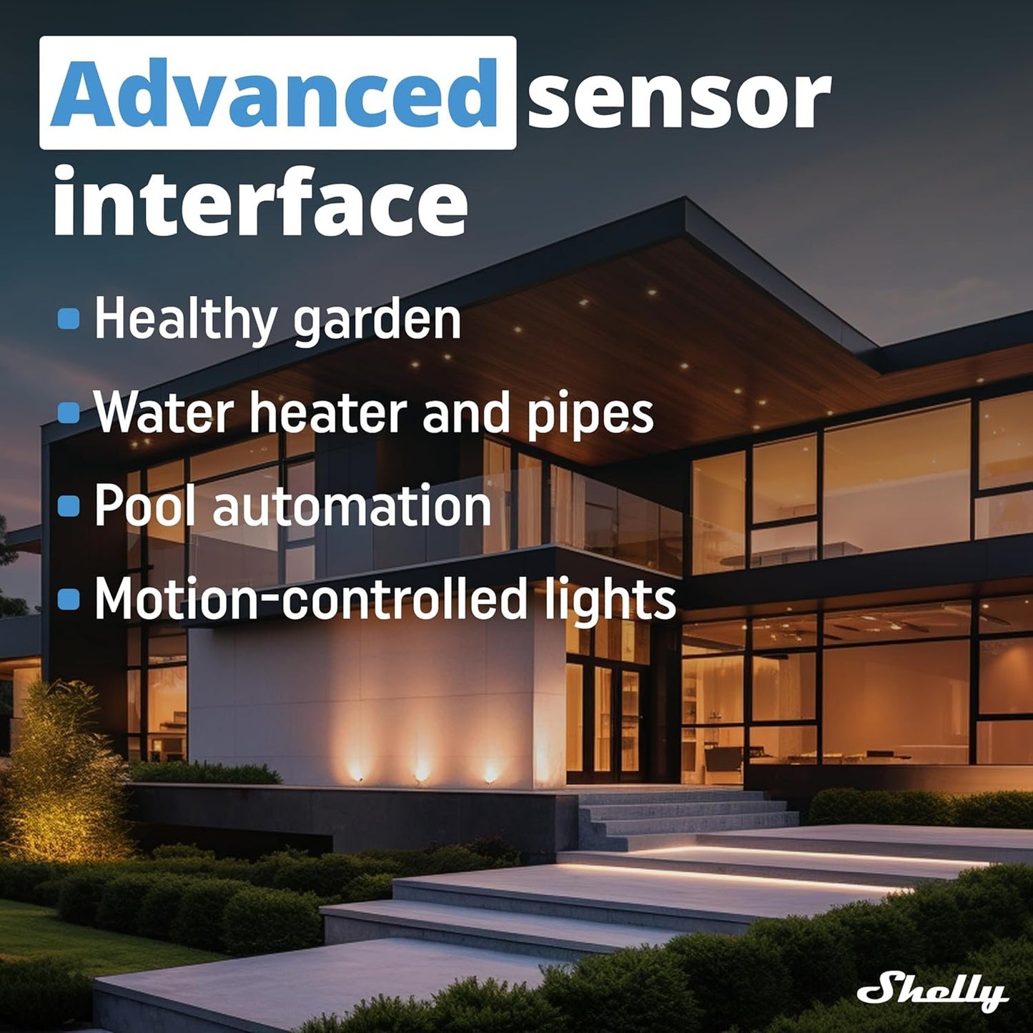 Shelly Plus Uni | Smart Wi-Fi and Bluetooth Operated Module with Dry Contacts | Home Automation | Compatible with Alexa & Google Home | No Hub | Precise Voltmeter | Pulse Counting | Sensor Interface