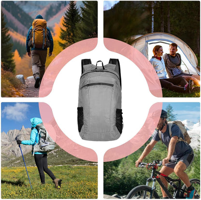 zwxqe Waterproof Travel Bag, 20L Lightweight Storage, Multipurpose Outdoor Gear for Running, Motorcycle Rides, Picnic Needs, and Fishing Trips with Comfort Fit