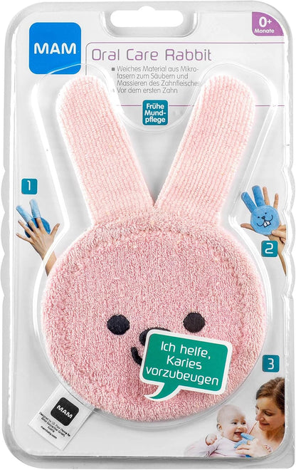 MAM 922422 Oral Care Rabbit Oral Care Glove Pink