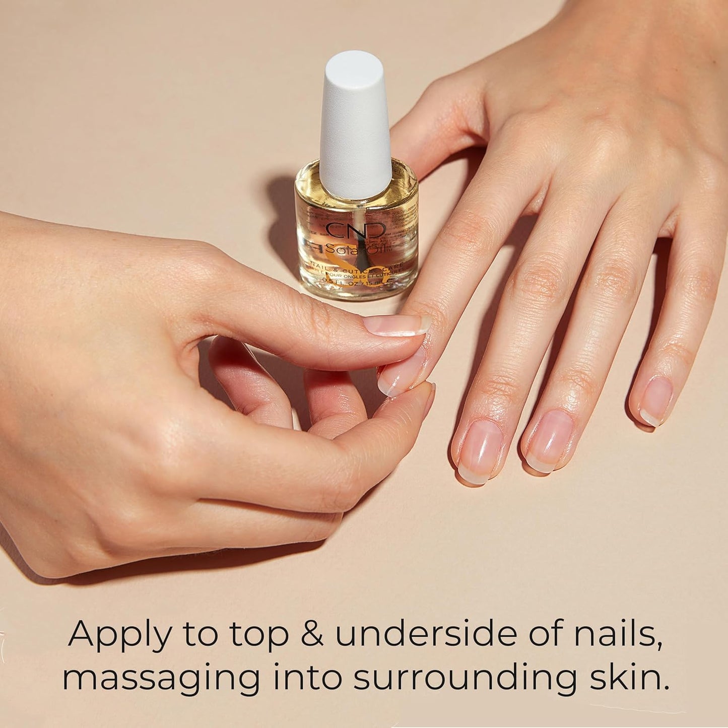 CND SolarOil Cuticle Oil, Blend Of Jojoba, Vitamin E, Rice Bran & Sweet Almond Oils, Moisturizes & Conditions