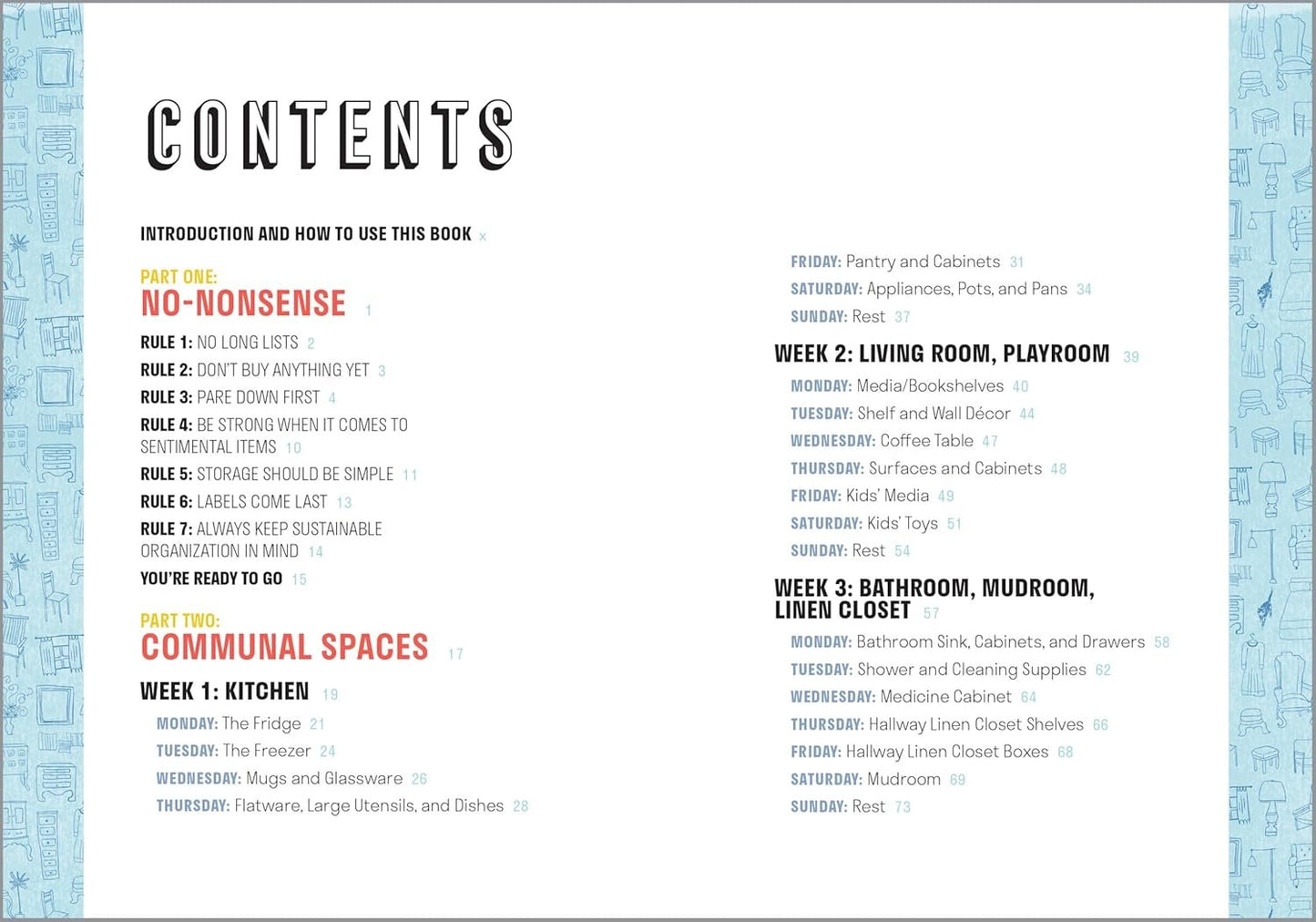 The No-Nonsense Home Organization Plan: 7 Weeks to Declutter in Any Space