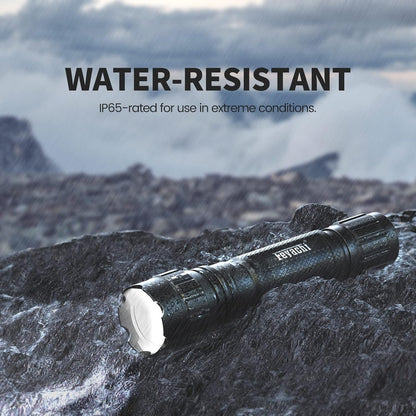 Feyachi FL22-MB Tactical Flashlight 1200 Lumen LED Weapon Light with Low Profile Mlok Flashlight Mount,and Pressure Switch Included