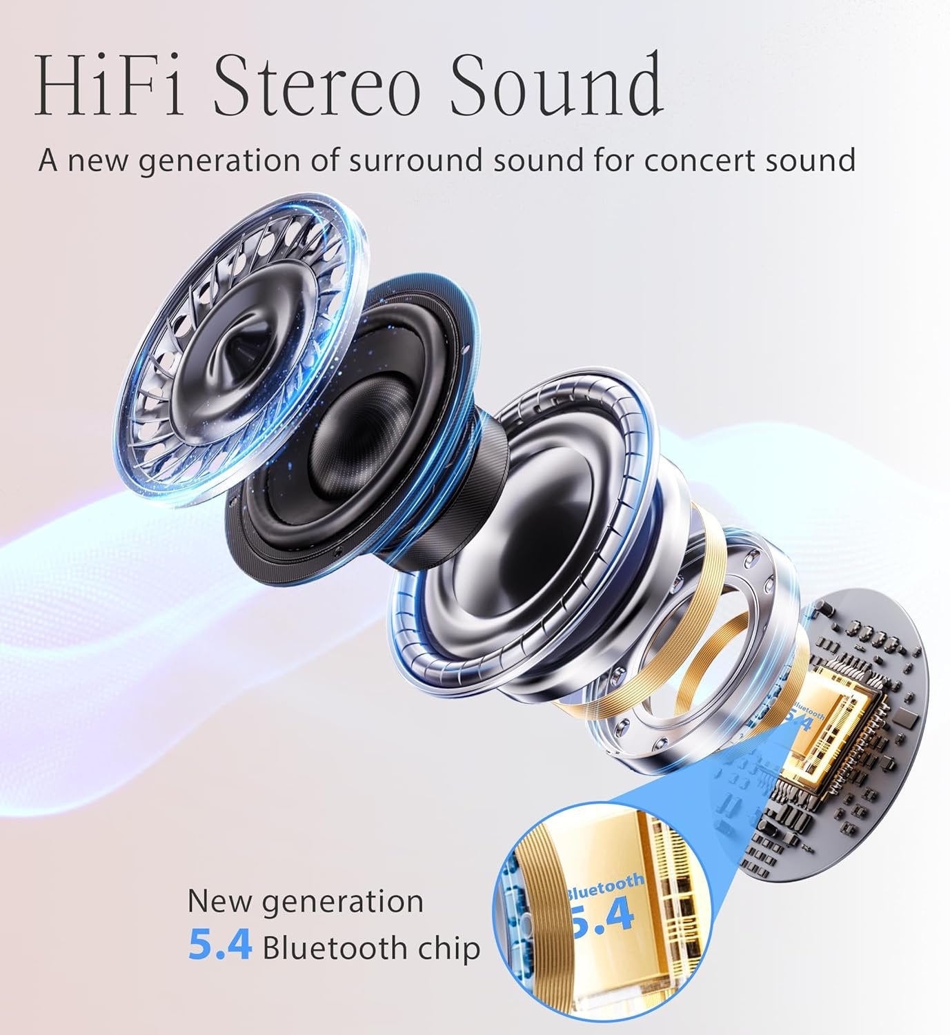 MUSICOZY Sleep Headphones with Bluetooth, Wireless Sleep Headband for Side Sleepers, Adjustable Size, Light Blocking, Ice Silk, Perfect for Travel Relaxation (Black)