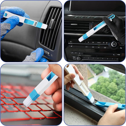 10 Pieces Cleaning Brush Small Scrub Brush, Window Door Sliding Track for Cleaning Sink Scrub, Bathroom Kitchen Edge Corner Grout, Sliding Door or Window