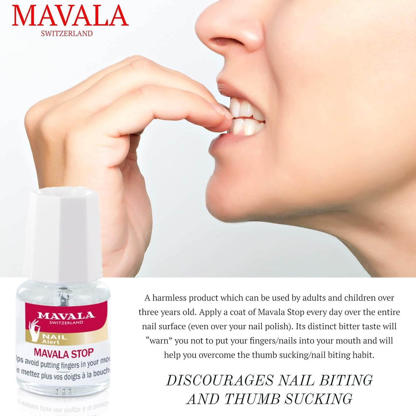 Mavala Switzerland Stop - Nail Biting Deterrent, 5 ml