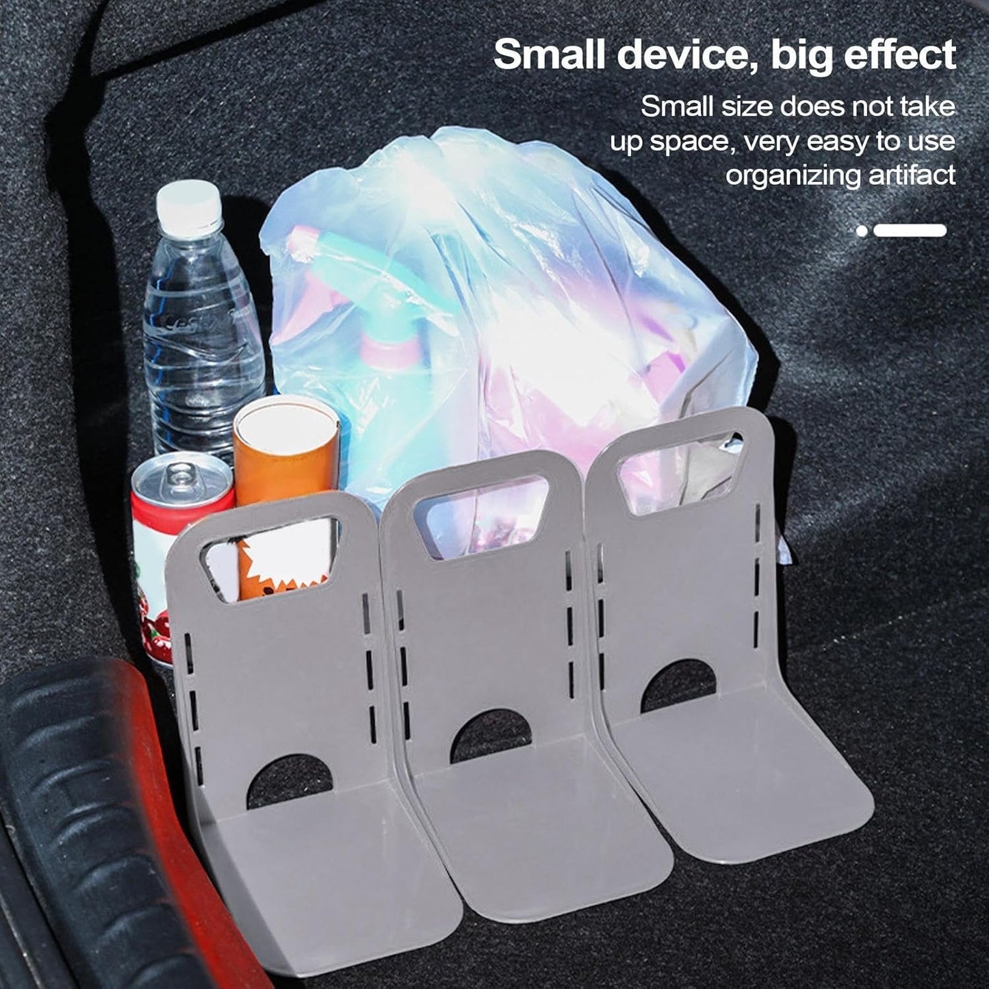 Trunk Storage Box Fixer, L Shape Cargo Blocks, 7.28x5.31x4.53 inches Secure Car Trunk Organizer, Space Saving Holder, Non Slip Fixing Tool for Travel, Daily Commutes