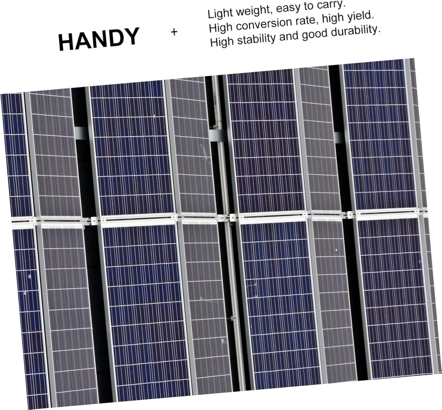 KONTONTY 1set Portable Solar Panel Kit for Camping Hiking and Power Lightweight High Conversion Efficiency Suitable for Rvs Cars and Outdoor Activities