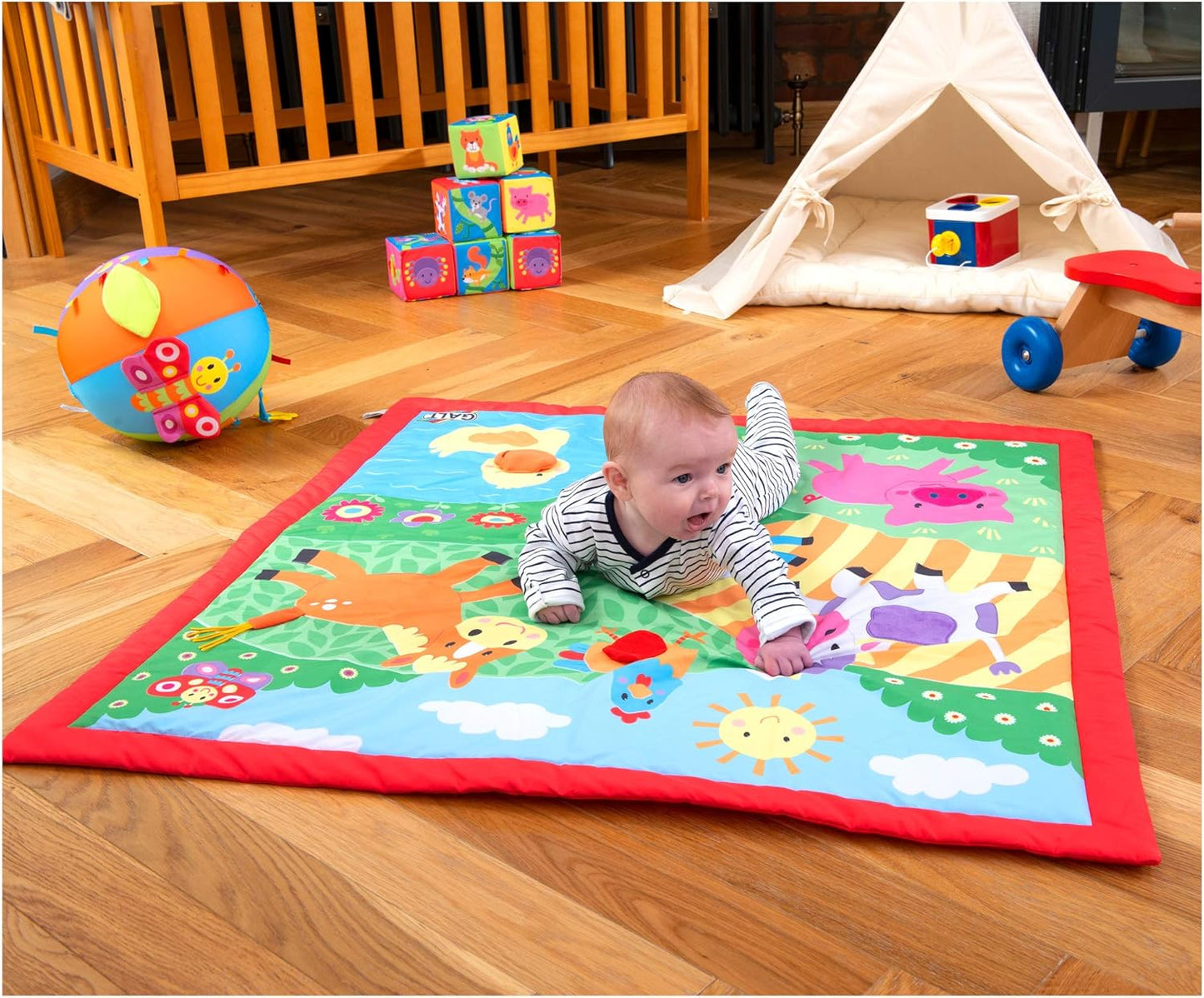 Galt Toys, Large Playmat - Farm, Baby Play Mat, Ages 0 Months Plus