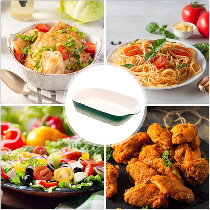 DAWRIS Casserole Dishes for Oven, 9x6" Ceramic Cookware Bakeware Sets, Porcelain Baking Dishes, Rectangular Lasagna Pans Deep with Handles for Baking Cake Kitchen, Oven Safe