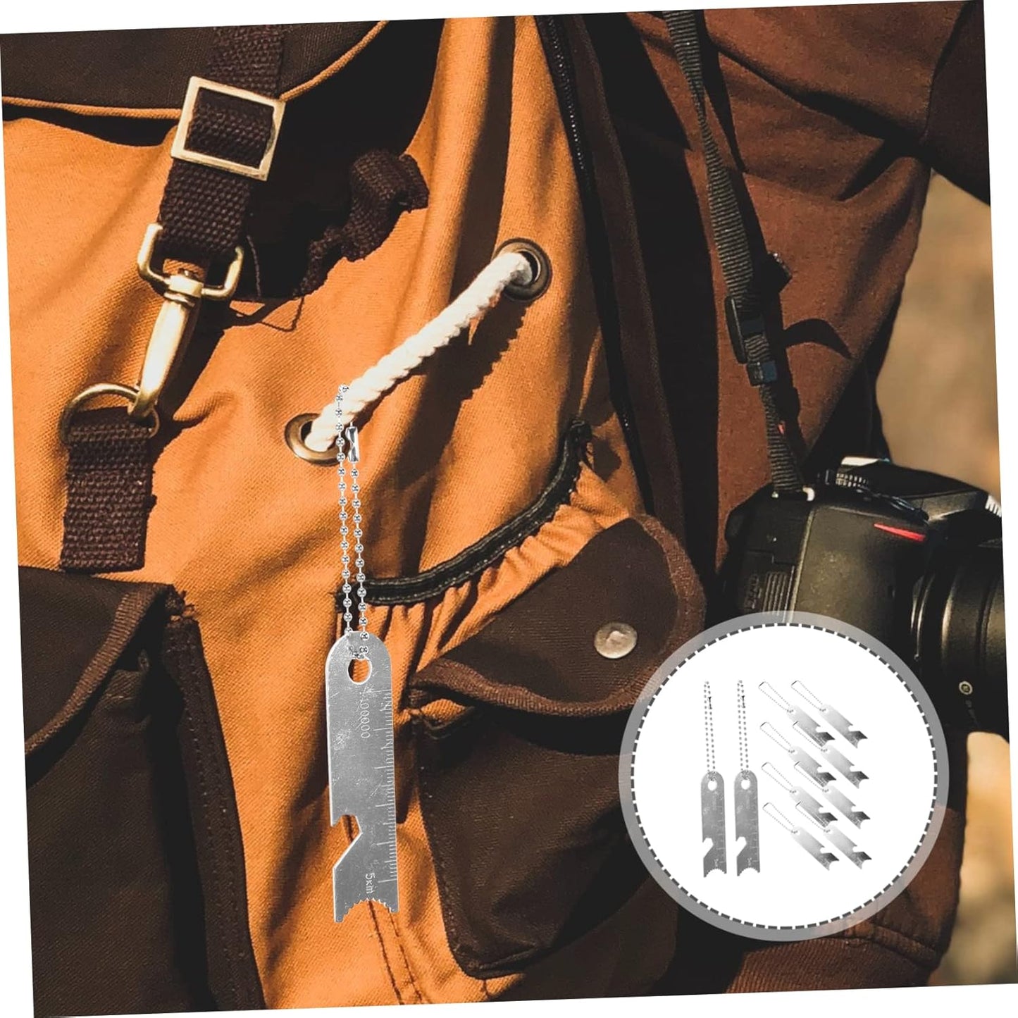 POPETPOP Flint Scraper Camping Rod Outdoor Accessories Outdoor Tools Flints Stones Matchstick Fire Starting Fire