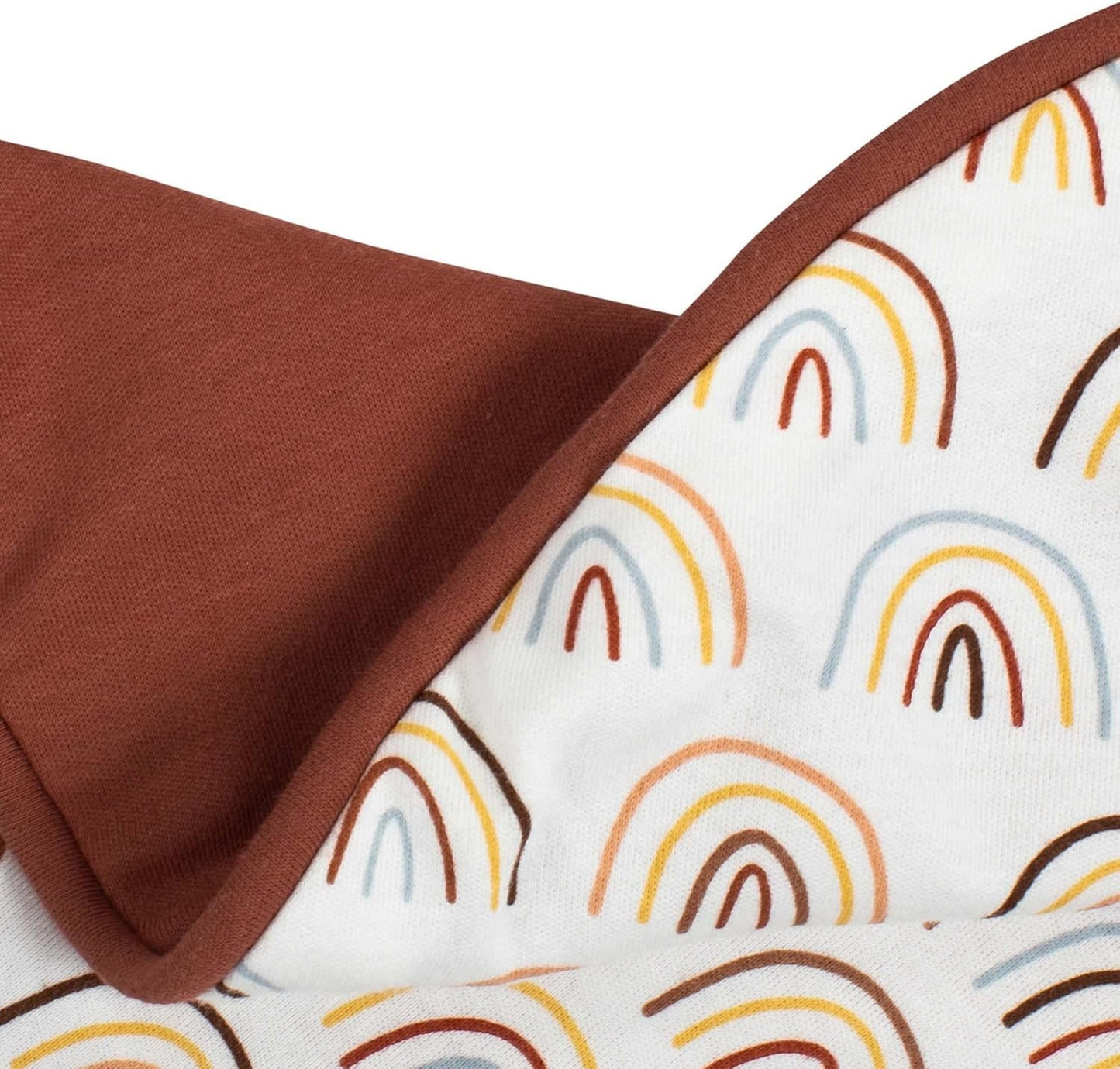 Boppy Organic Original Support Cover, Spice Rainbows, 100% Organic Cotton Jersey Fabric Cover Fits All Boppy Original Nursing Supports for Breastfeeding, Bottle Feeding, and Bonding, Cover Only