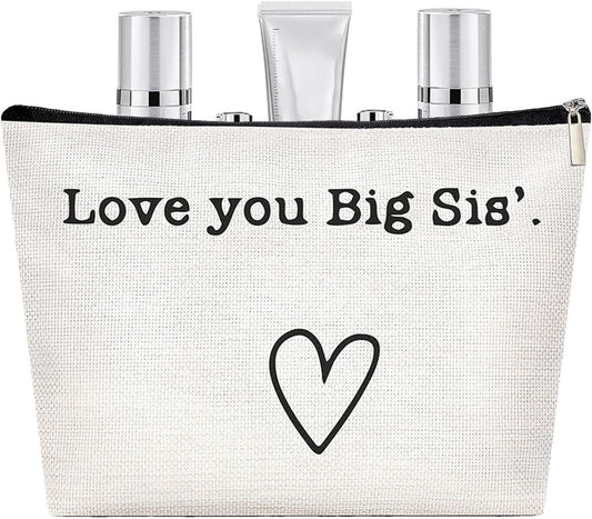 Toiletry Bag Travel Bag | Large Toiletry Bag Sister | Portable Travel Toiletries Hygiene Bag, Funny Christmas Birthday Makeup Cosmetic Bag