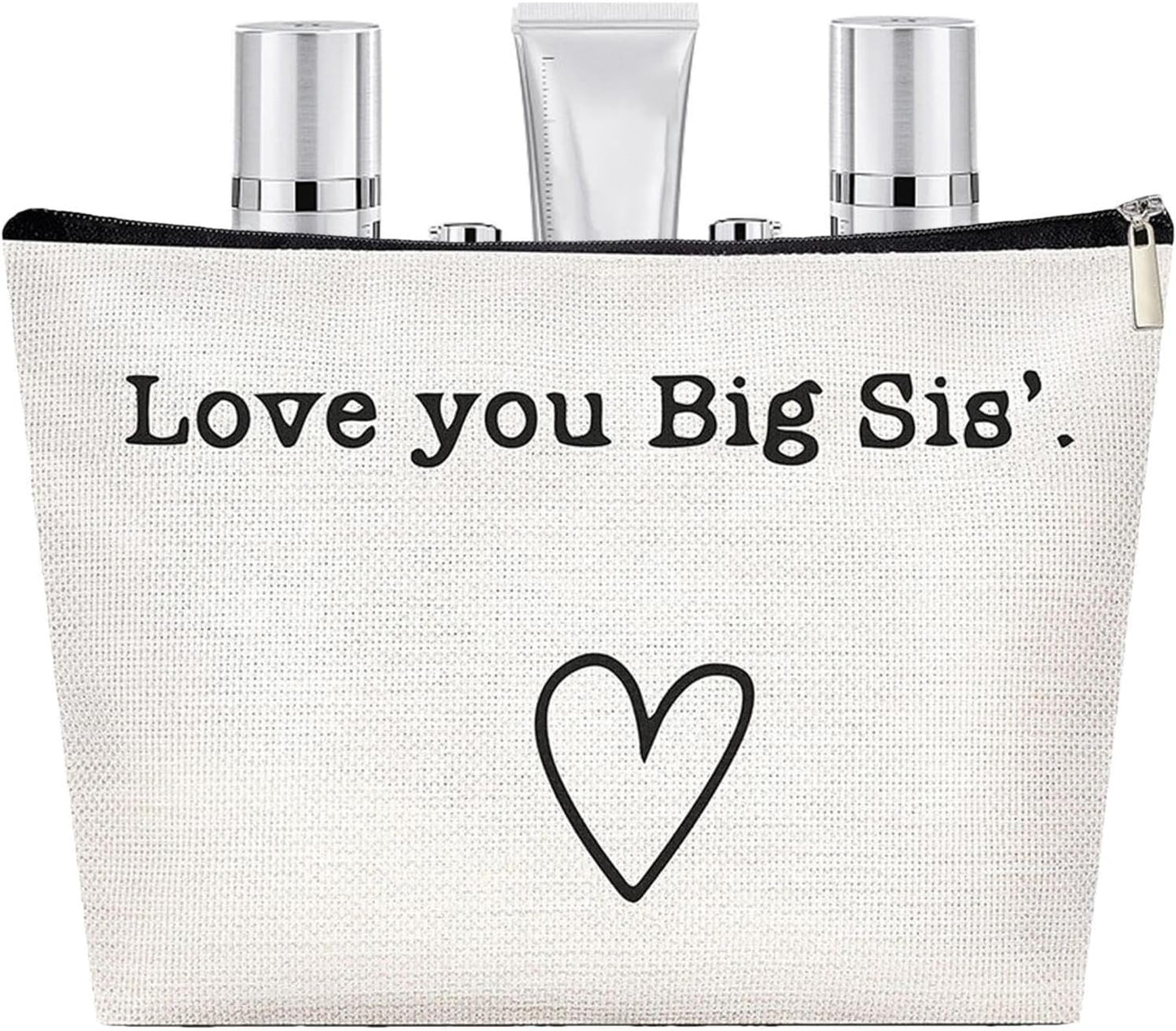 Toiletry Bag Travel Bag - Large Organizer Sister,Funny Christmas Birthday, Large Portable Travel Toiletries Hygiene Bag for Accessories Shampoo Toiletries