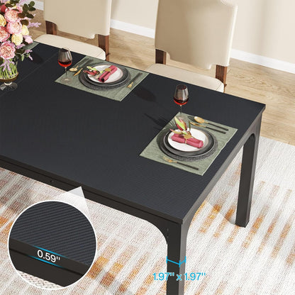Tribesigns Dining Table for 6-8 Person, 78 inch Long Rectangular Kitchen Dining Table for Living Room and Dining Room, 78.7 x 27.5 x 29.5 Inches(Only Table)