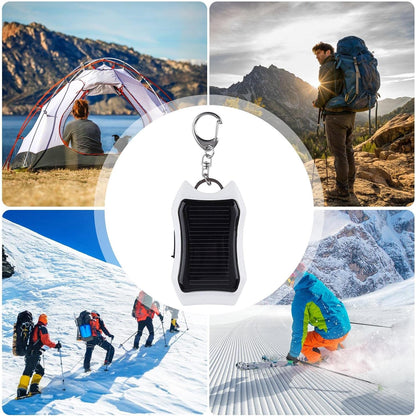 Compact Solar Bank, Waterproof Solar Charger Keychain, Solar Bank Charger, Waterproof Fast Solar Charger Keychain, Solar Battery Wireless Charging, Solar Charger Keychain, Compact Solar Bank Keychain