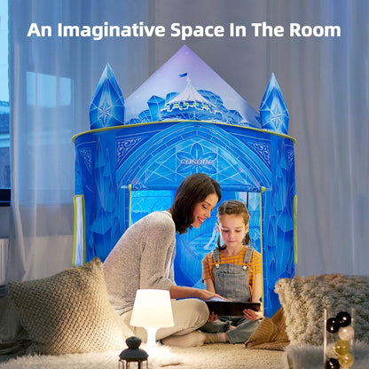 Cosone Kids Play Tent, Frozen Toy for Girls, Princess Castle Playhouses Indoor, Outdoor Princess Toys, Toddler Tent Birthday Gift for Girls Age 3 4 5 6 7 8