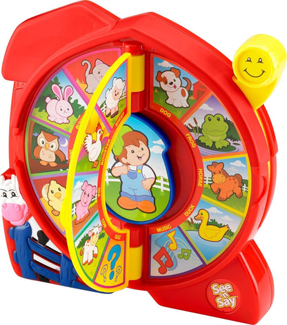 Fisher-Price Little People Toddler Toy See â€˜n Say The Farmer Says, Learning Game with Music & Sounds for Kids Ages 18+ Months (Amazon Exclusive)