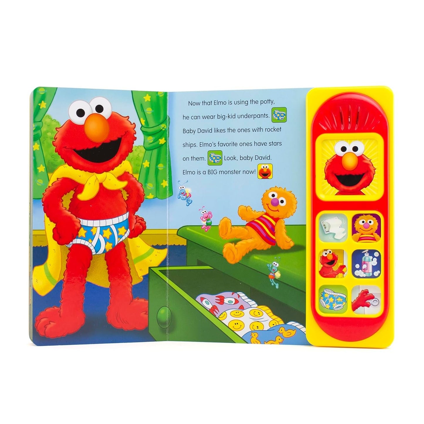Sesame Street - Potty Time with Elmo - Potty Training Sound Book - PI Kids