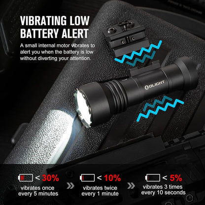 OLIGHT Javelot Tac M 1000 Lumens Rechargeable Tactical Flashlight, Rail Mounted Light with 600 Meters Long Distance, MLOK Flashlight with Removable Slide Rail Mount and Remote (Black)