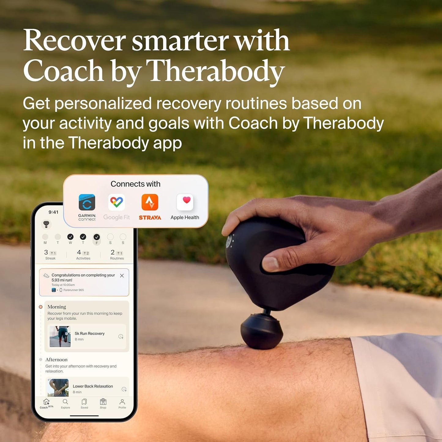 Theragun Mini by Therabody (3rd Generation) – Ultra-portable massage gun and travel essential for fast, effective pain and tension relief anywhere, Black