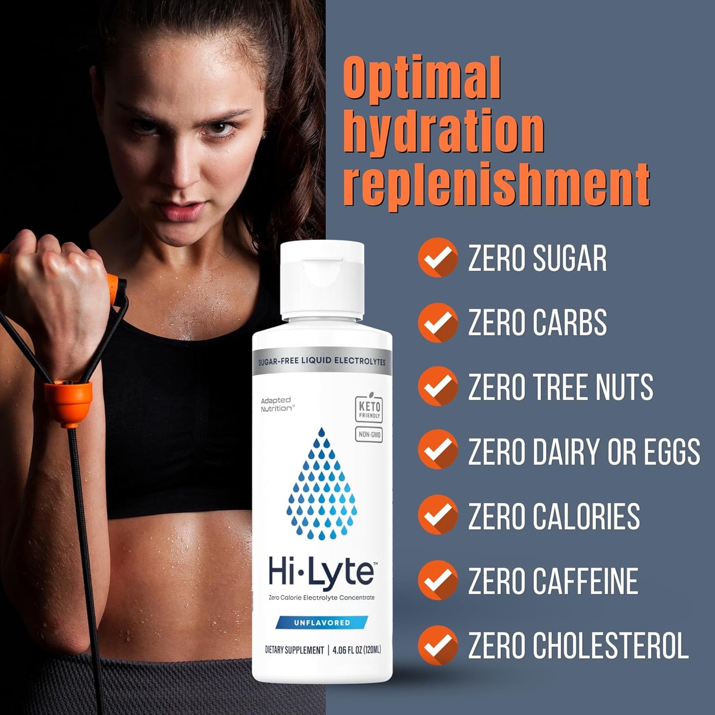 Electrolyte Supplement for Immune Support and Rapid Hydration | NO Calories NO Sugar | 20%+ More Potassium, Magnesium & Zinc | 48 Servings