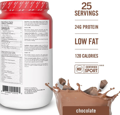 BioSteel 100% Whey Protein Powder & Hydration Mix, Great Tasting Hydration with Zero Sugar, and No Artificial Flavours or Preservatives, Pink Lemonade Flavour, 100 Servings per Tub