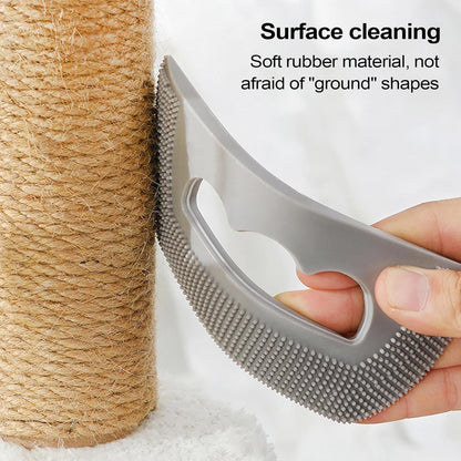 Pet Hair Remover Tool, Reusable Rubber Sheet for Lint and Removal, Rubber, Compact Cleaning Accessory for Car Interior, Carpet, Couch, Rug, Upholstery and Furniture Detailing, 13x5.6x0.5cm